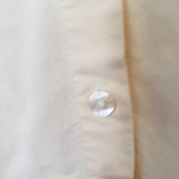 Tommy Girl Jeans Vintage Small Pale Orange Quarter Sleeve Button Up Shirt Y2K - Picture 4 of 9